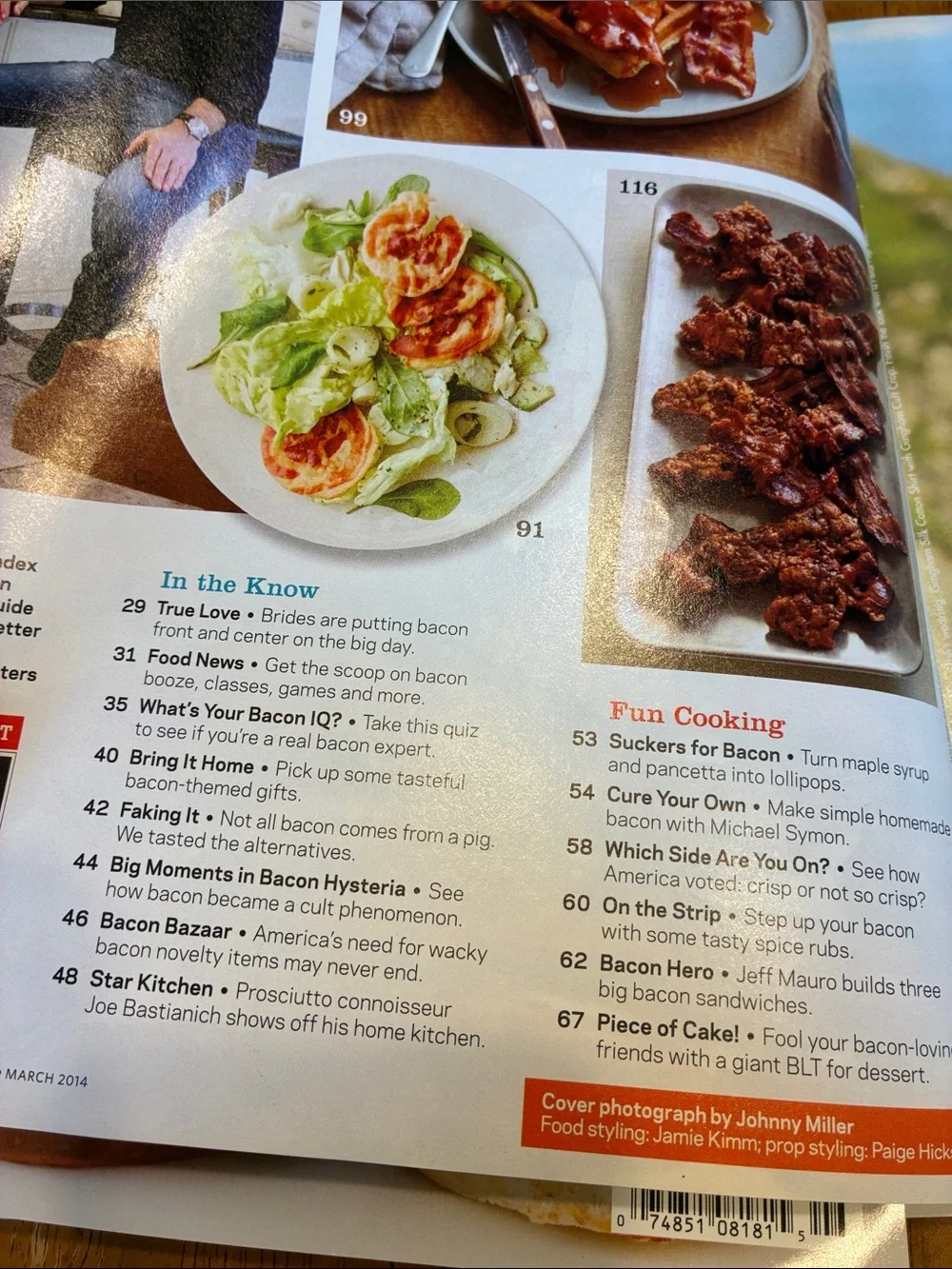 Food Network Magazine lot of 4 - Grilling, baking, bacon, good for you dinners